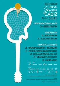 2023 XVI Jazz Cádiz-cartel-De conciertos y festivales-www.musicoming
