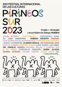 Pirineos Sur-poster-2023-de-conciertos-y-festivales-musicoming