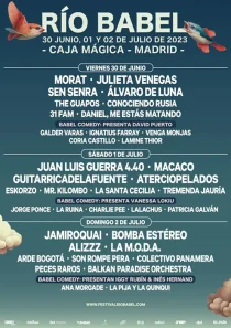 Rio-babel-cartel 2023-deconciertos-y-festivales-musicoming